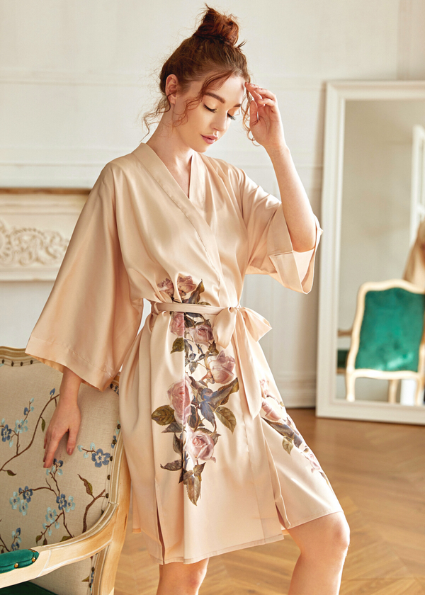 Bara Kimono Robe